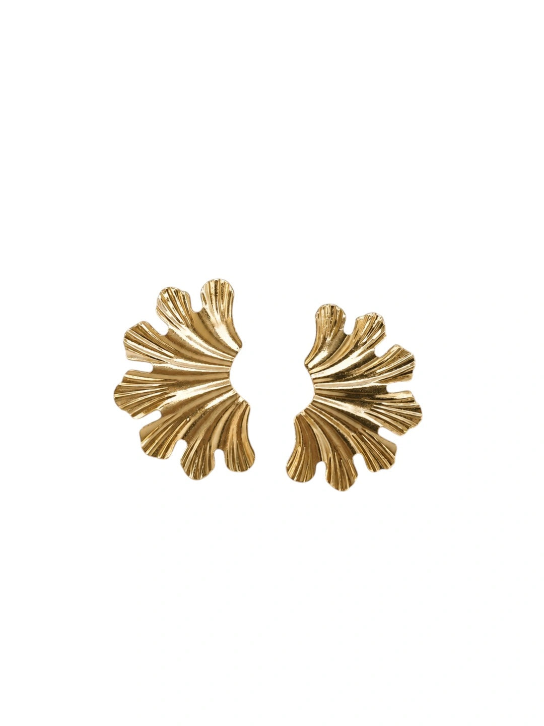 Anti Tarnish Stylish Textured Korean Earrings