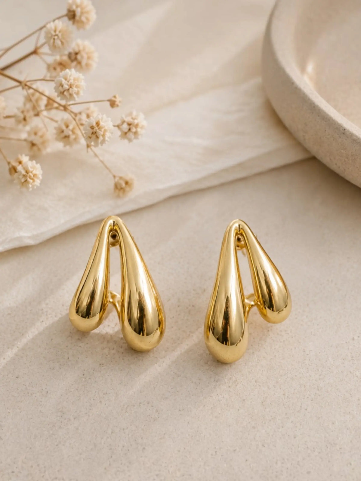 Anti Tarnish Trendy Drop Earrings