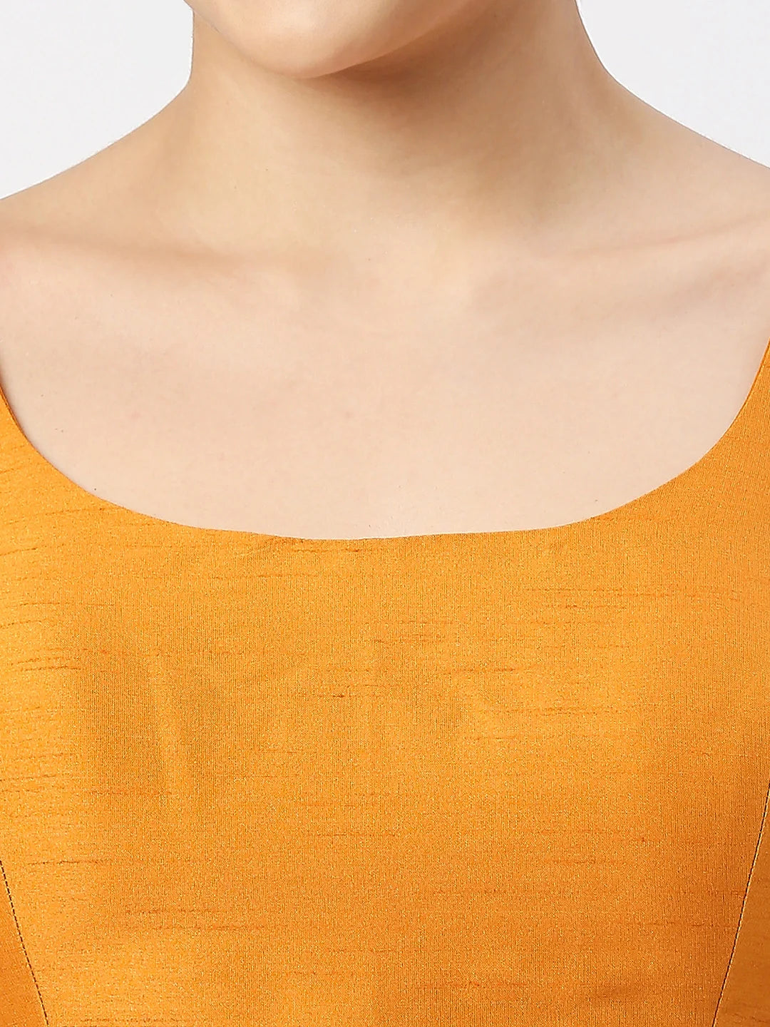 Mustard Yellow Silk Blouse