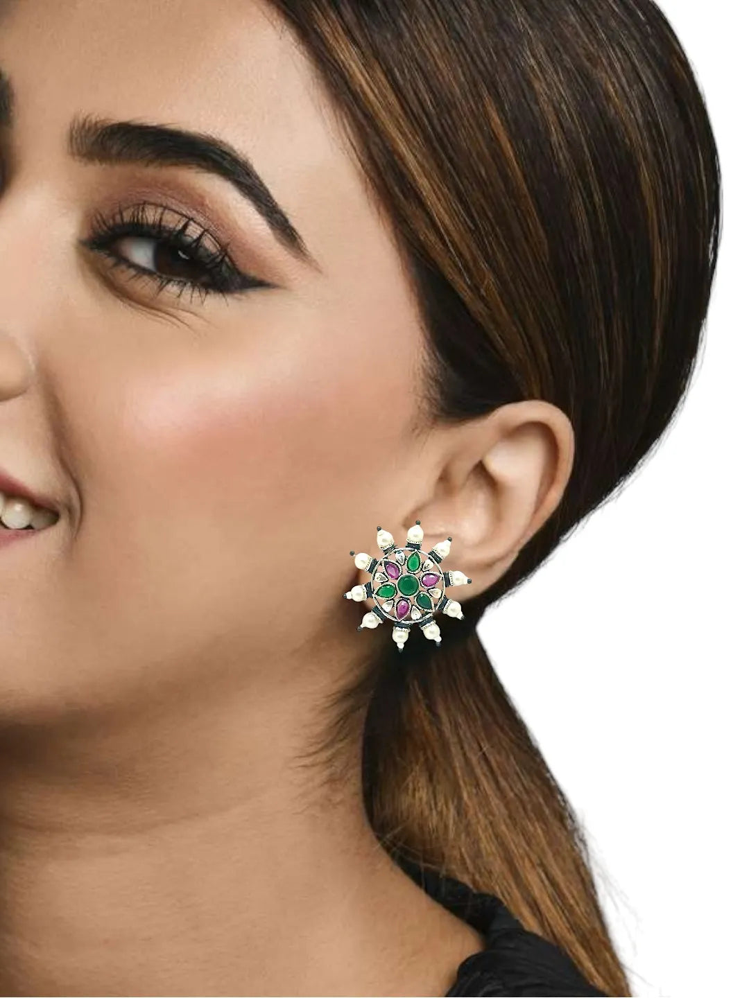 Circular Studs Earrings