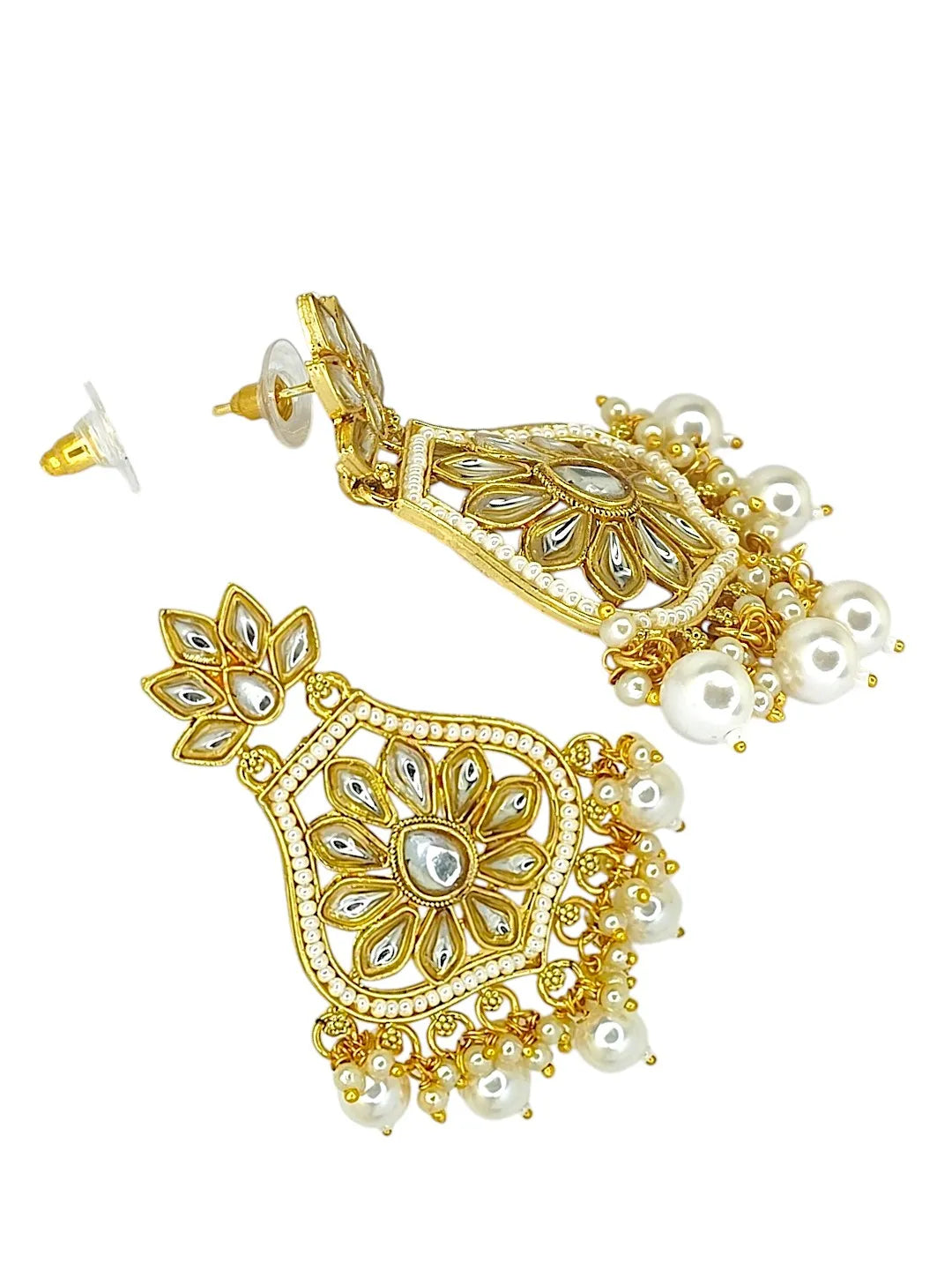 Contemporary Kundan Earrings