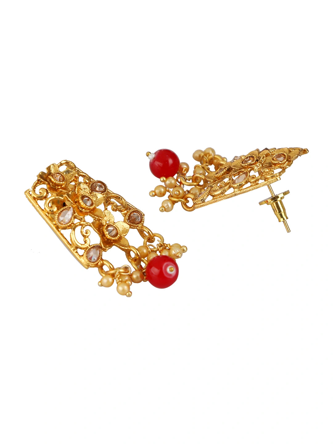 Gold Plated Filigree Party Necklace Set