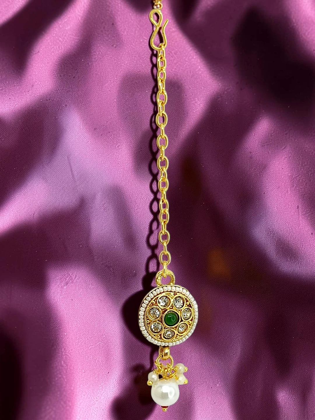 Gold Plated CZ Classic Choker Set For Women and Girls