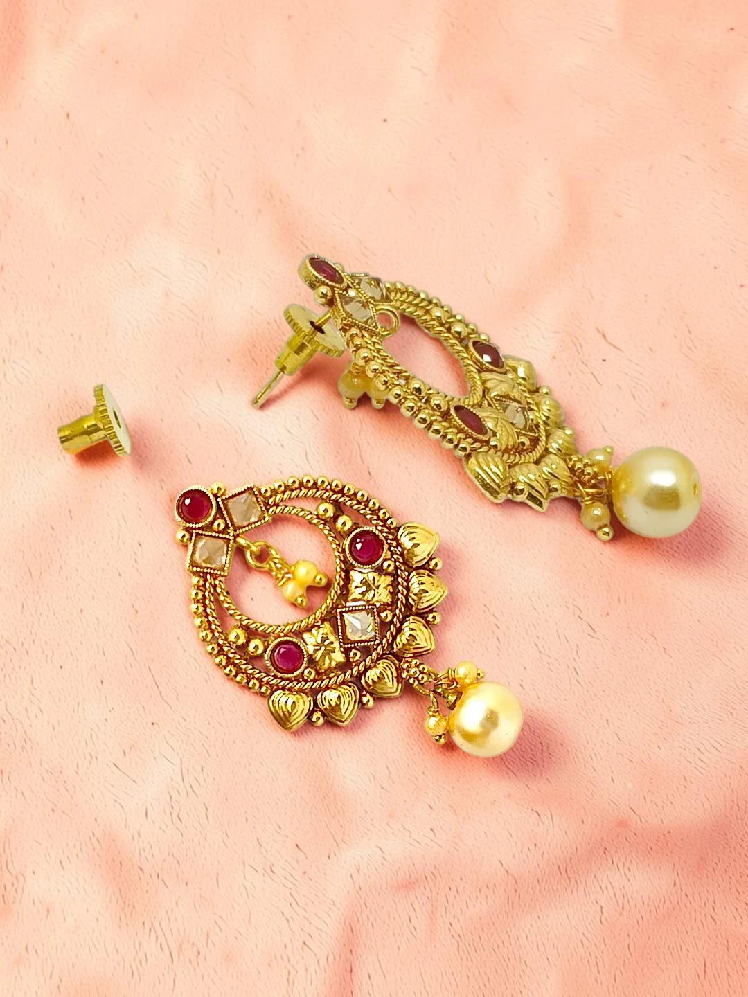 Gold-Plated Haasli Necklace Set