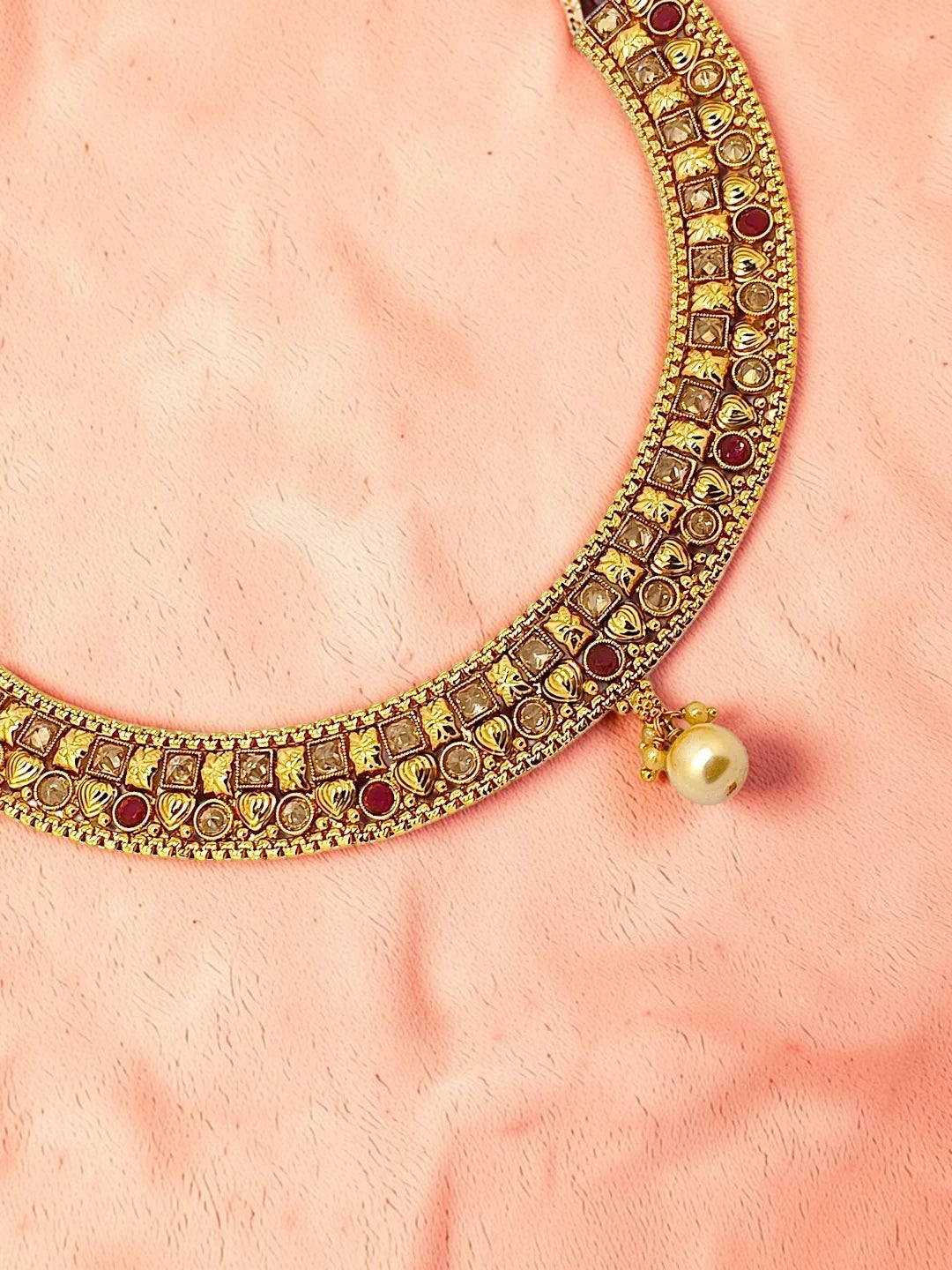 Gold-Plated Haasli Necklace Set