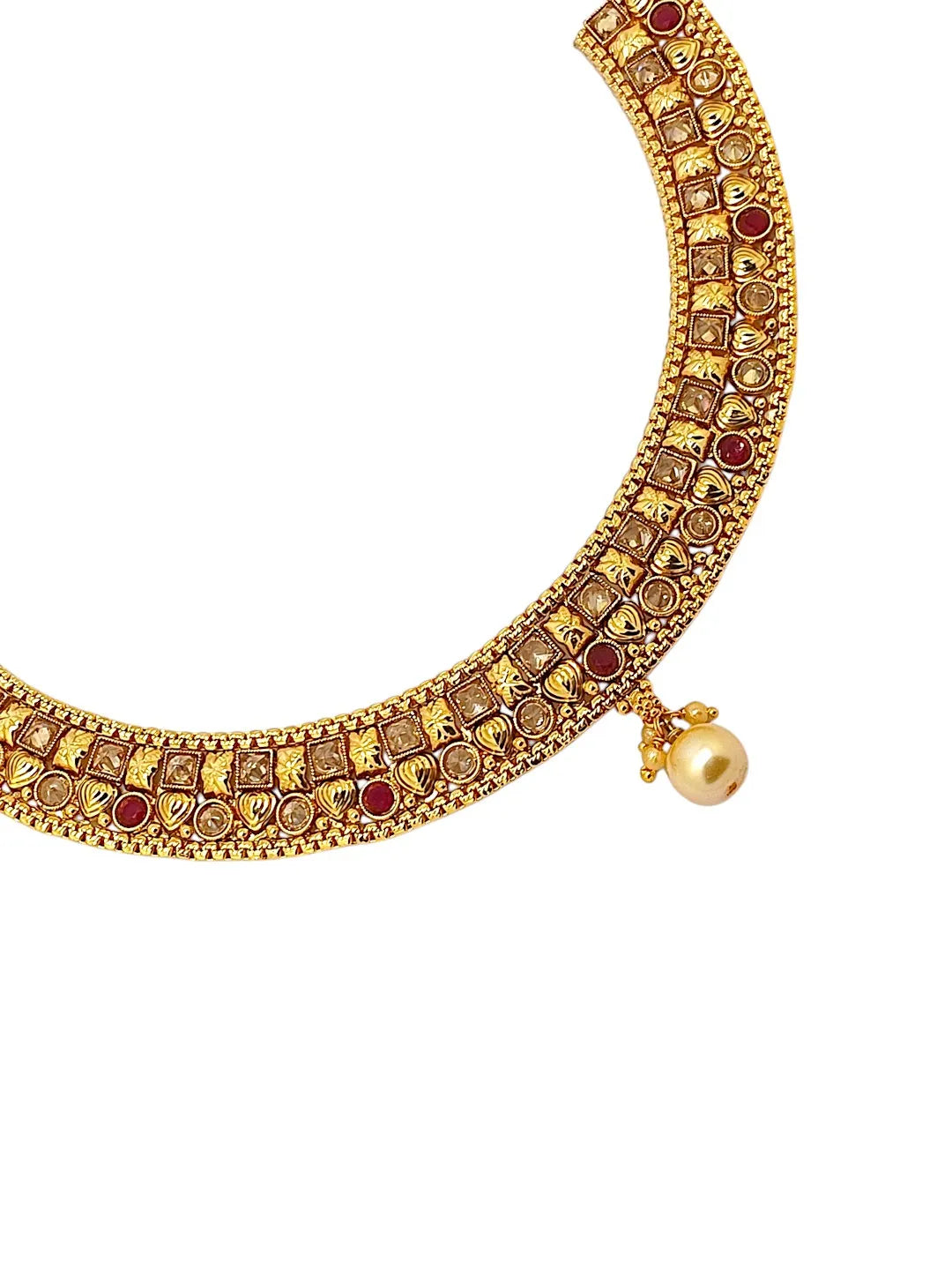 Gold-Plated Haasli Necklace Set
