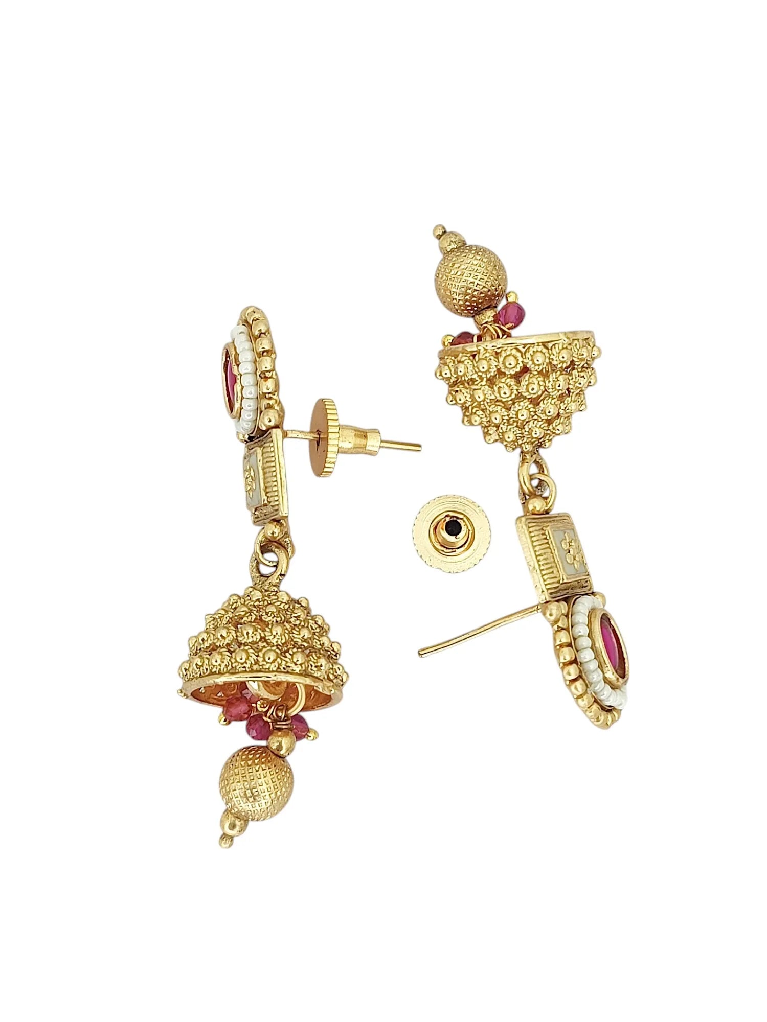 Gold Plated Meenakari Necklace Set