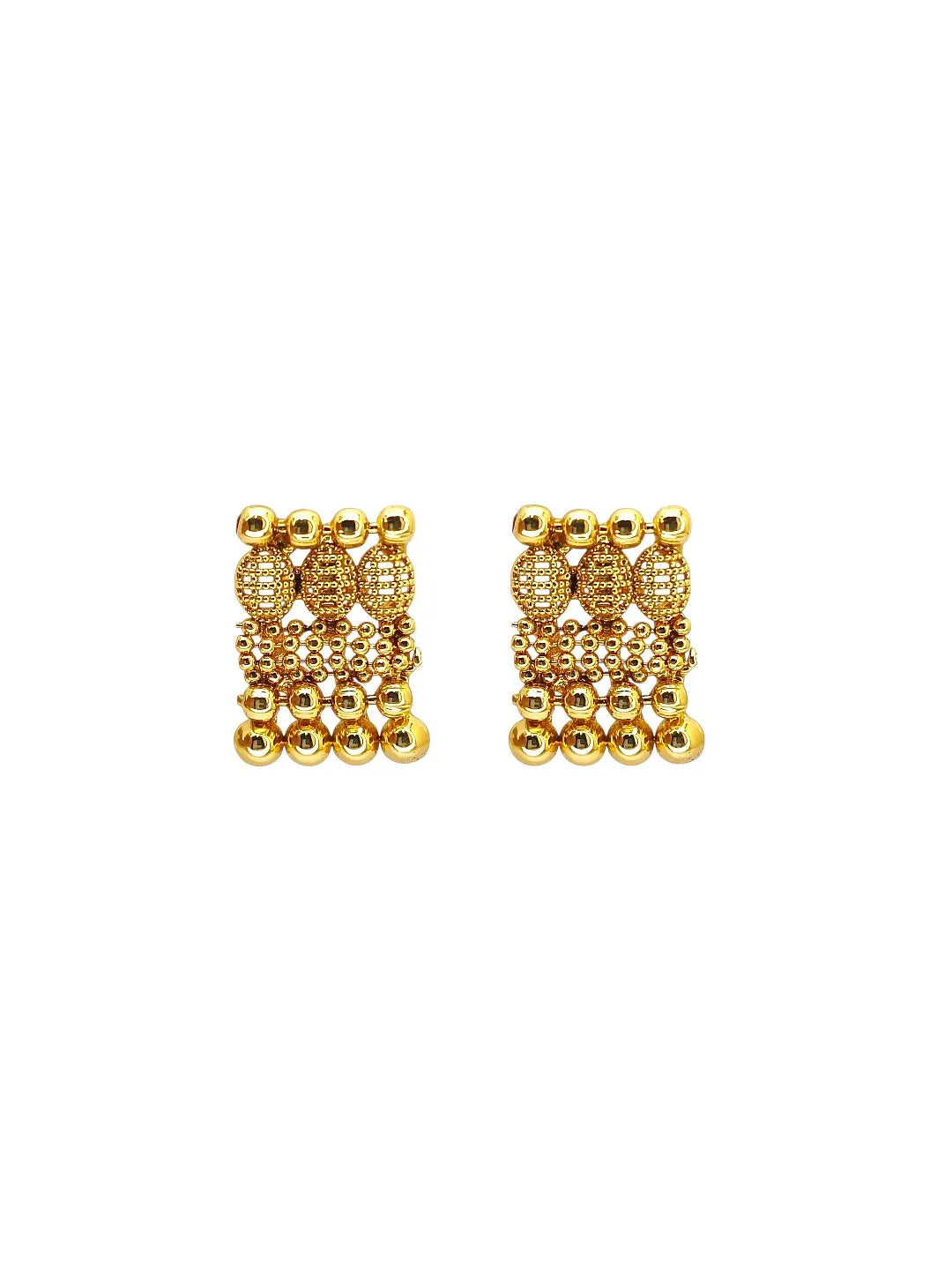 Gold-Plated Necklace and Earrings
