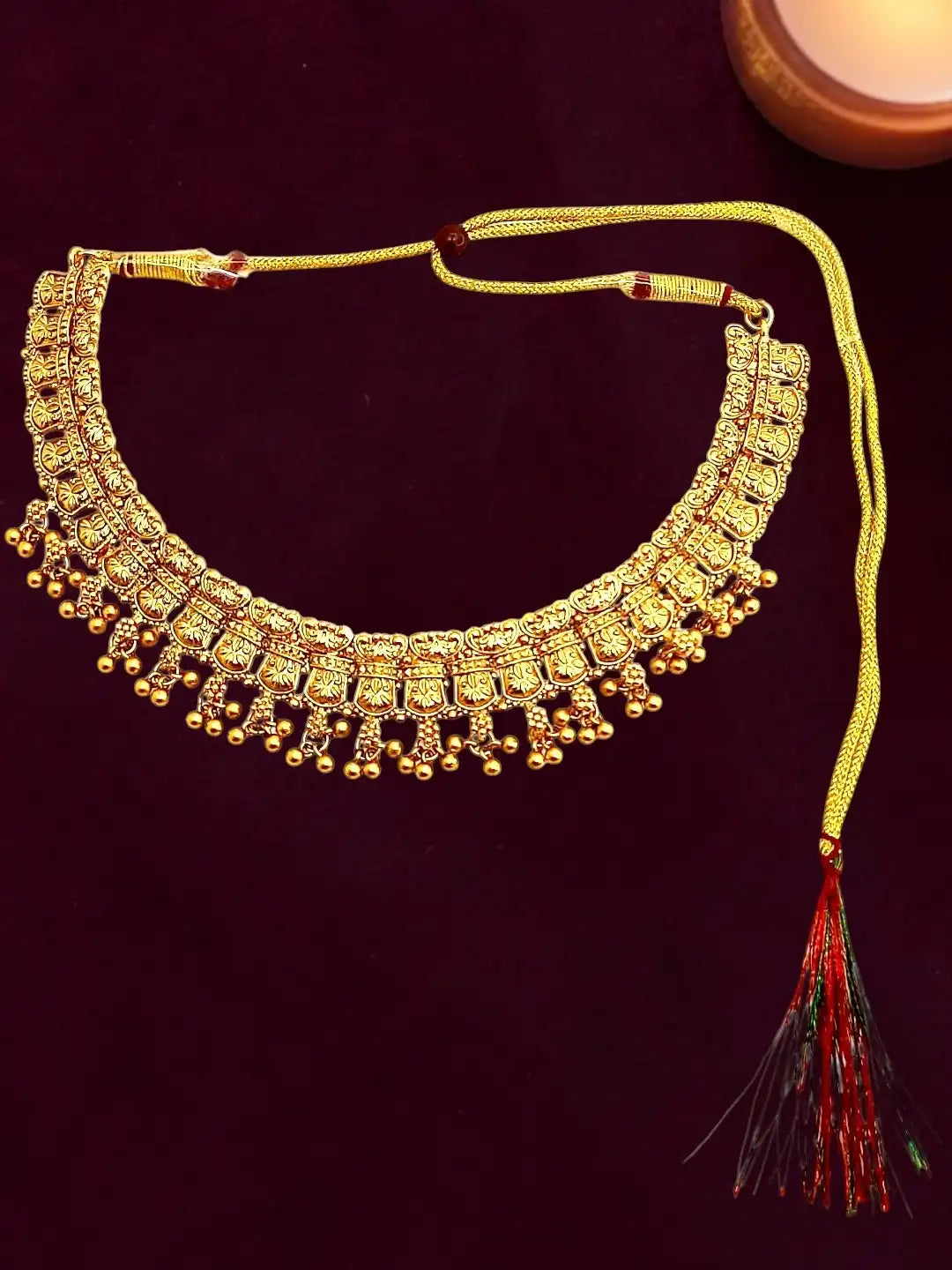 Gold Plated Elegant Necklace Set