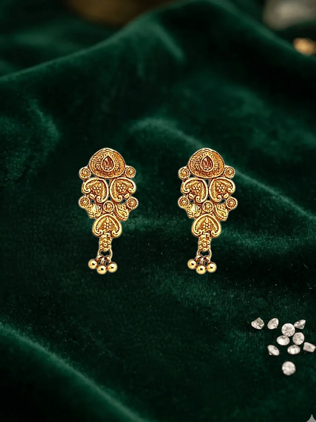 Gold Plated Filigree Necklace Set