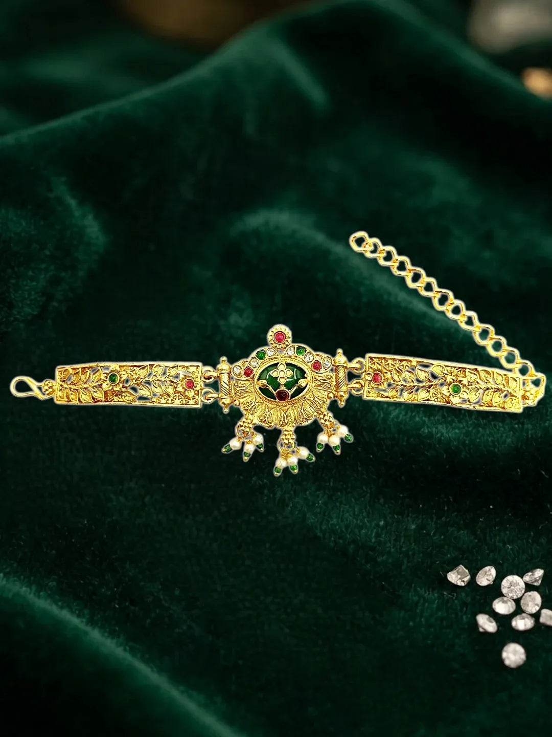 Gold Plated Heritage Design S-Hook Adjustable Bracelet