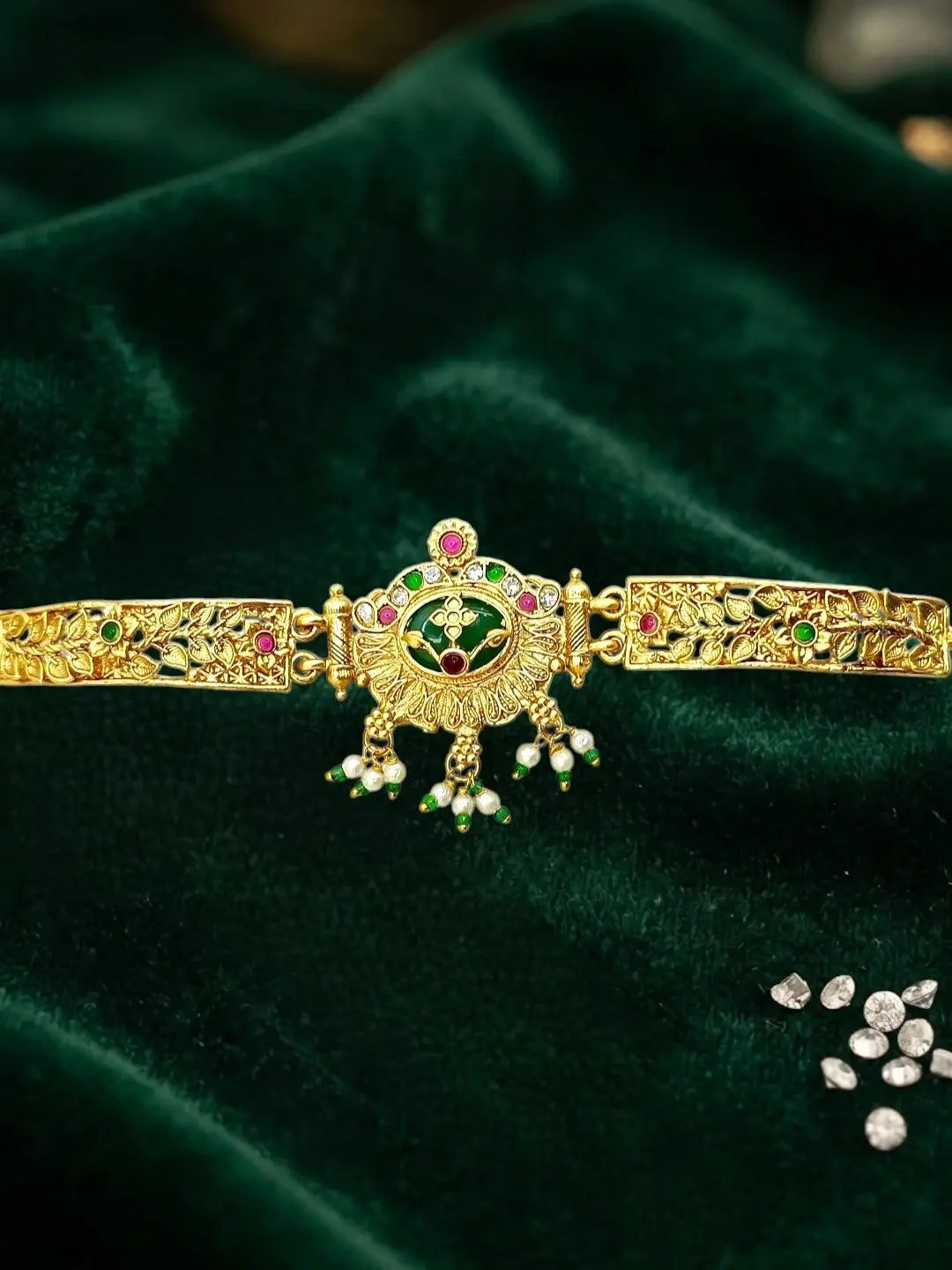 Gold Plated Heritage Design S-Hook Adjustable Bracelet
