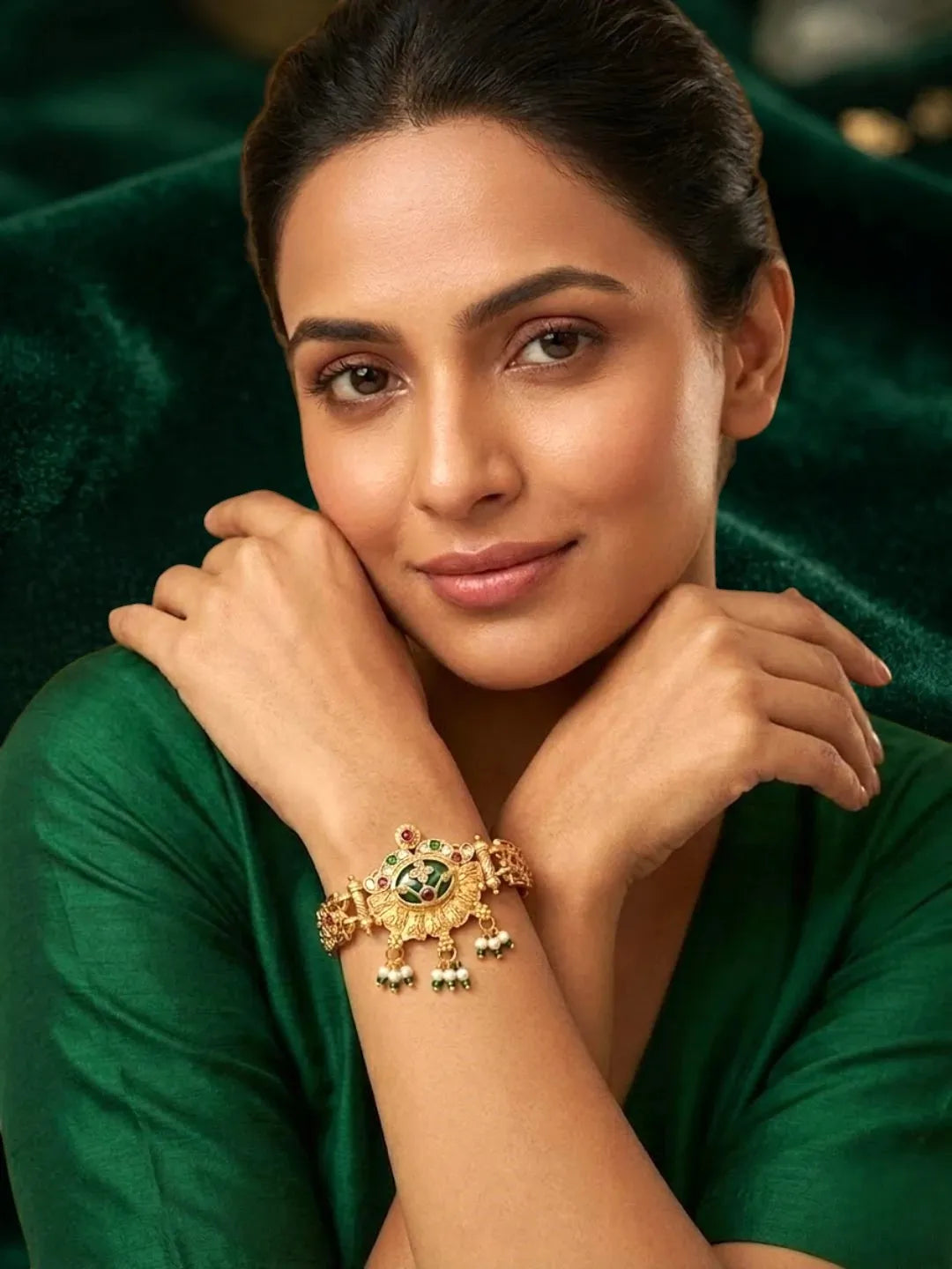 Gold Plated Heritage Design S-Hook Adjustable Bracelet