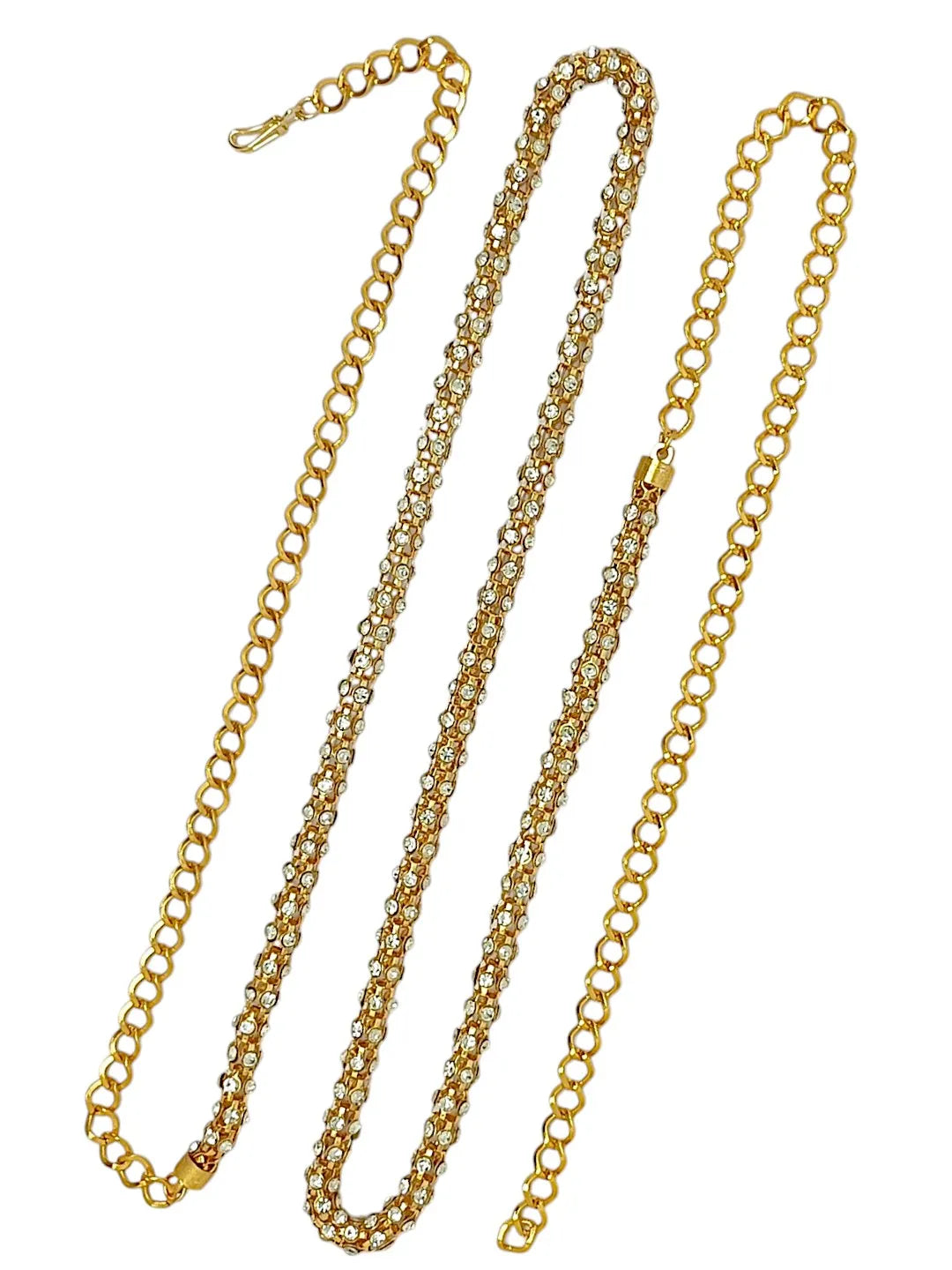 Golden Detail Design with 3 Tassel Waist Chain