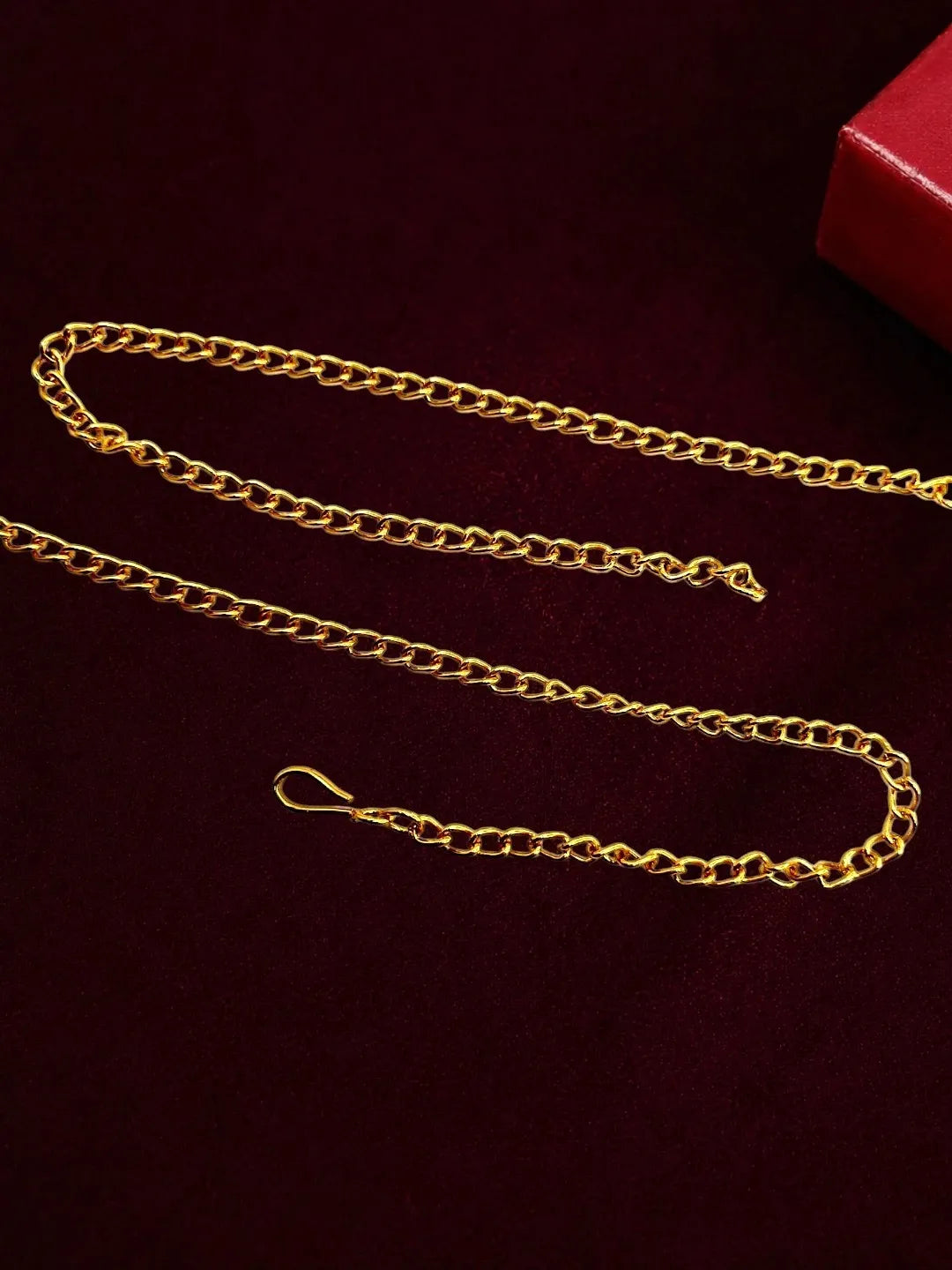 Gold Plated Kundan Embellished Waist Chain Kamarbandh