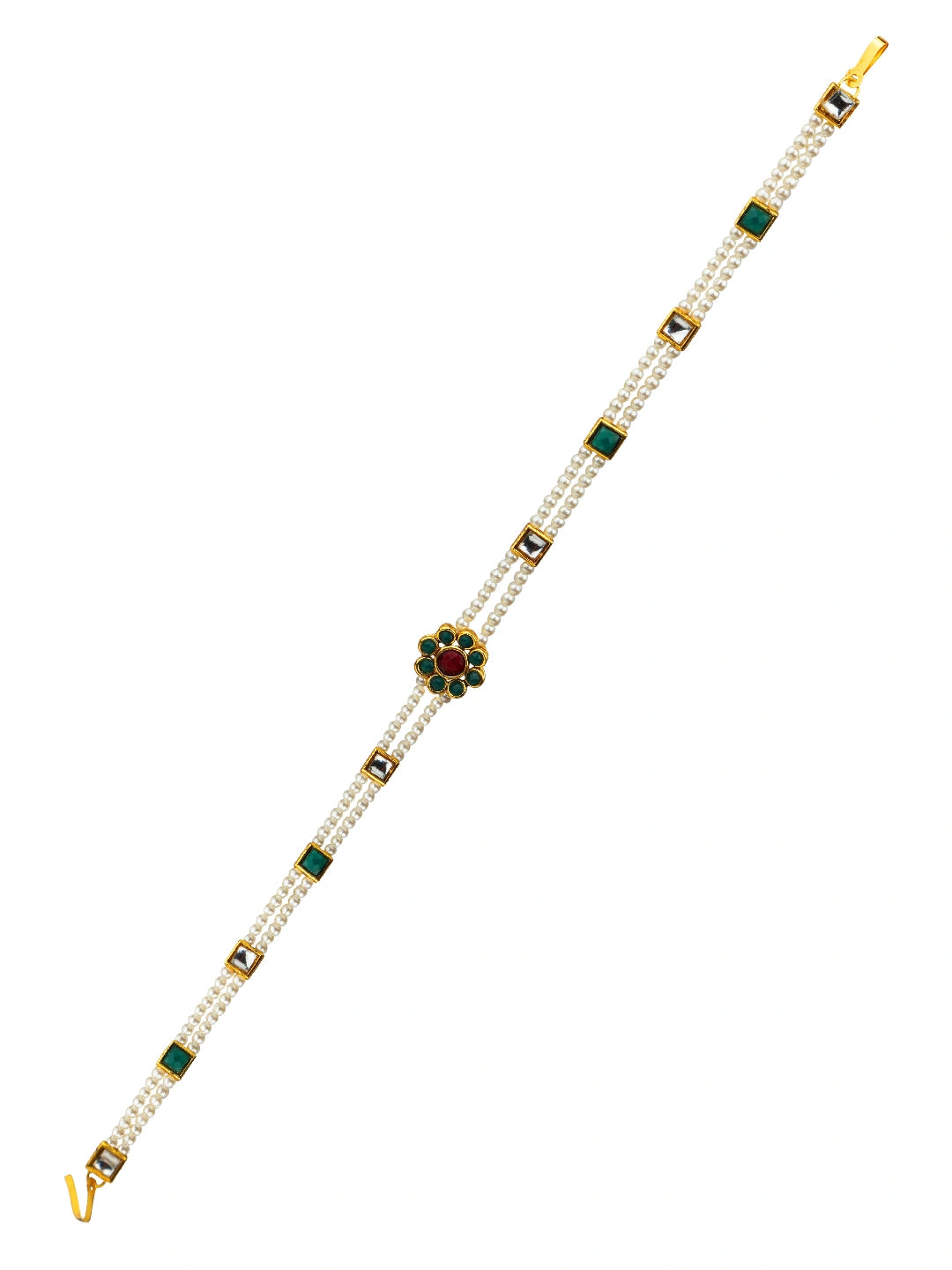 Pearl Elegance Mathapatti Sheeshphool