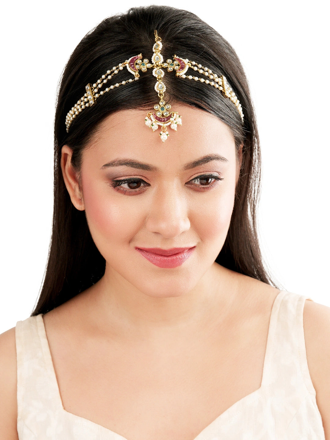 Rajasthani Mathapatti Style Maangtikka