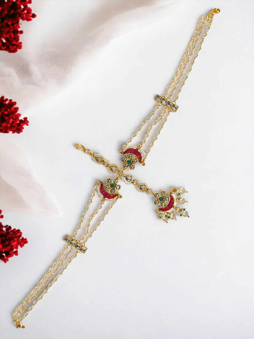 Rajasthani Mathapatti Style Maangtikka