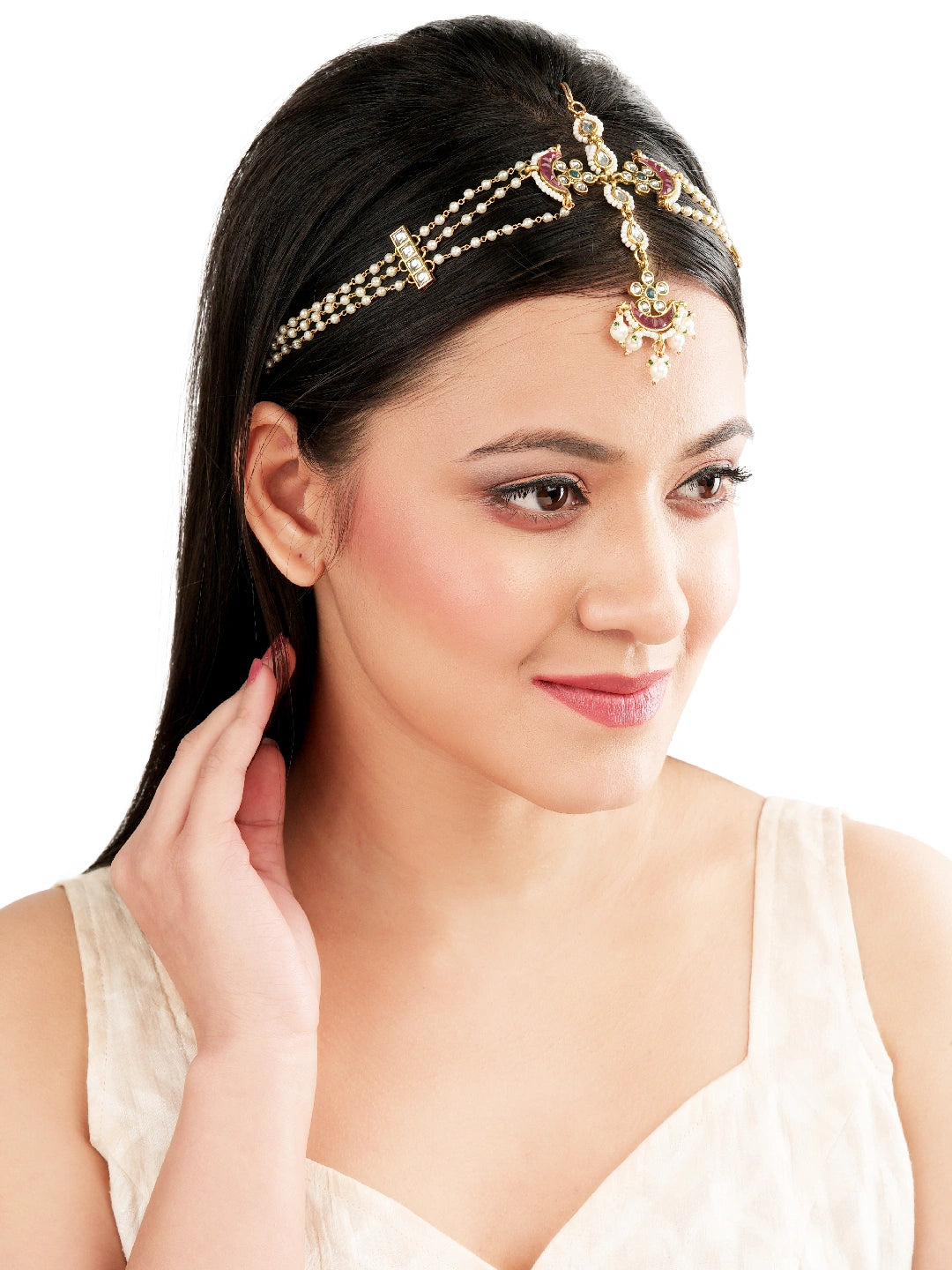 Rajasthani Mathapatti Style Maangtikka