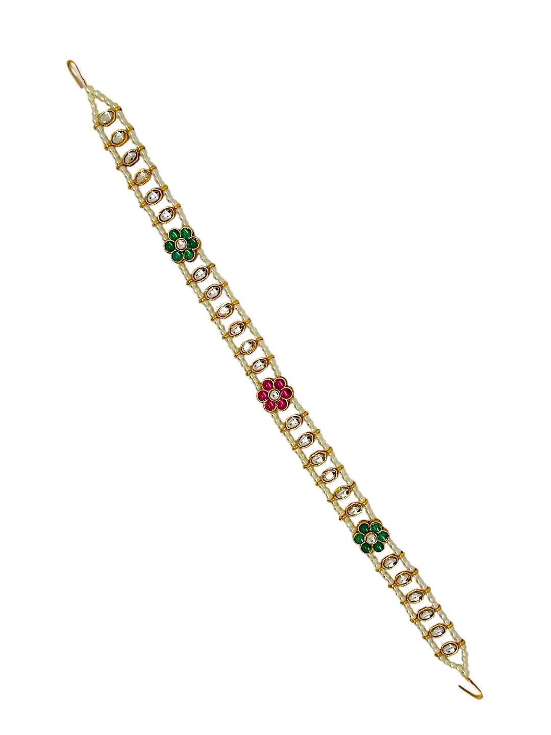 Gold-Plated Kundan Studded Matha Patti