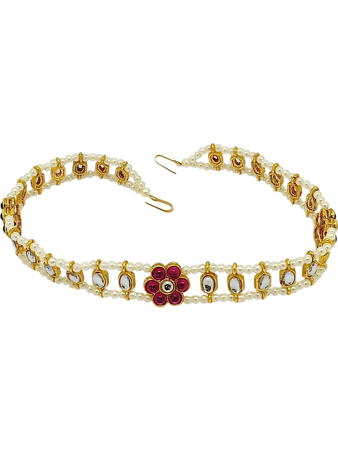 Gold-Plated Kundan Studded Matha Patti