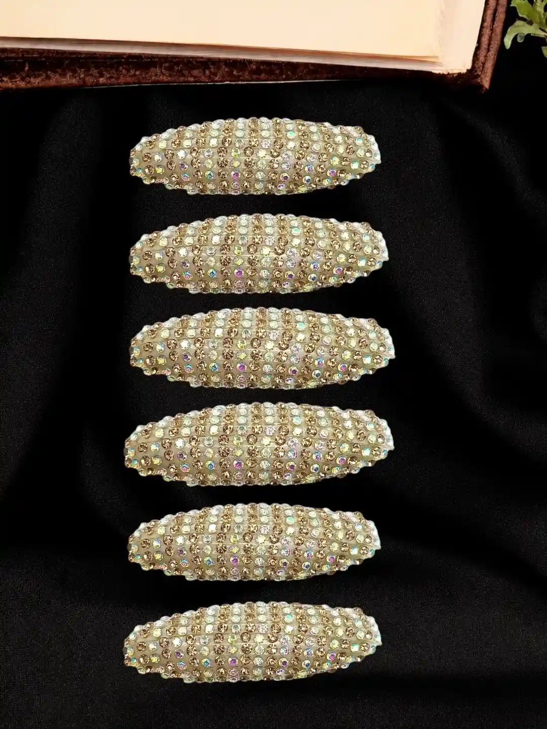 Set Of 6 Embellished Safety Saree Pin