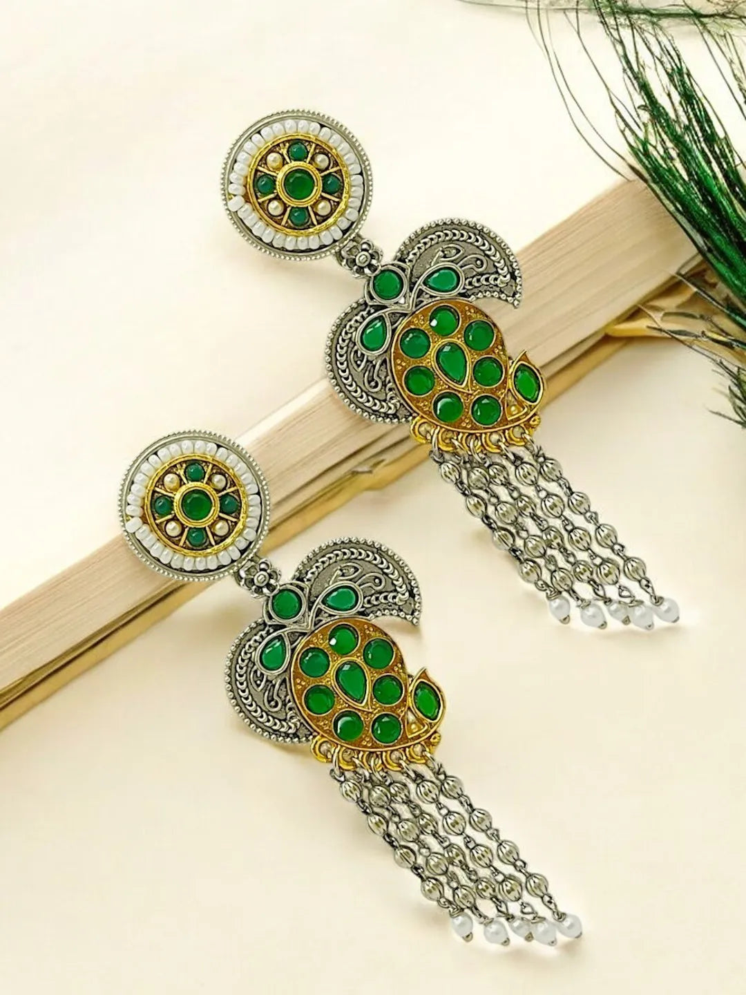 Contemporary Drop Earrings