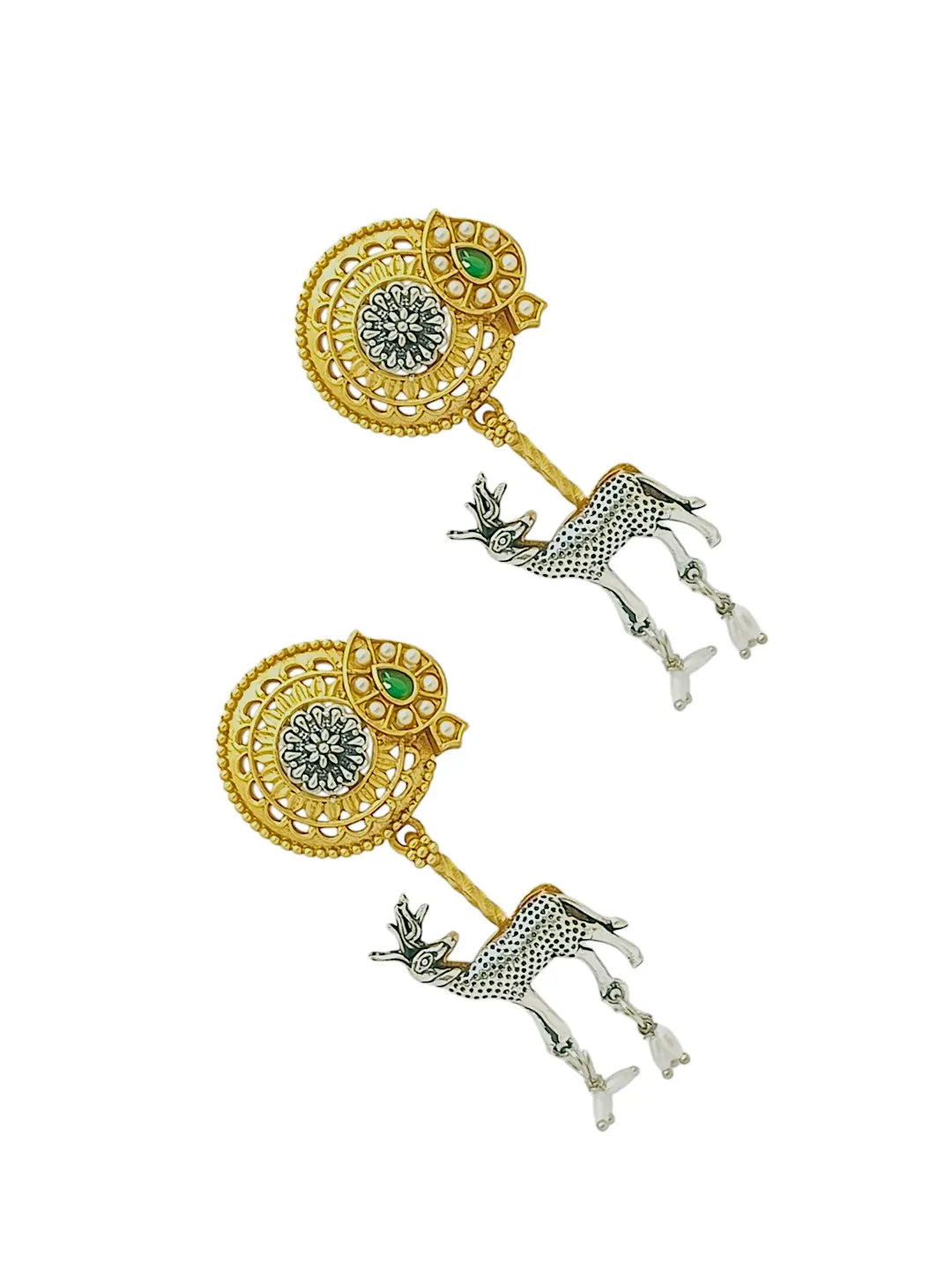 Contemporary Golden Drop Earrings