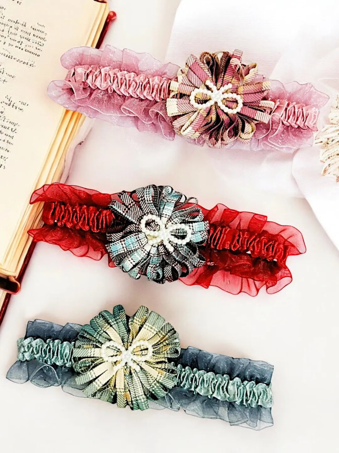 Set of 3 Embellished Hairband