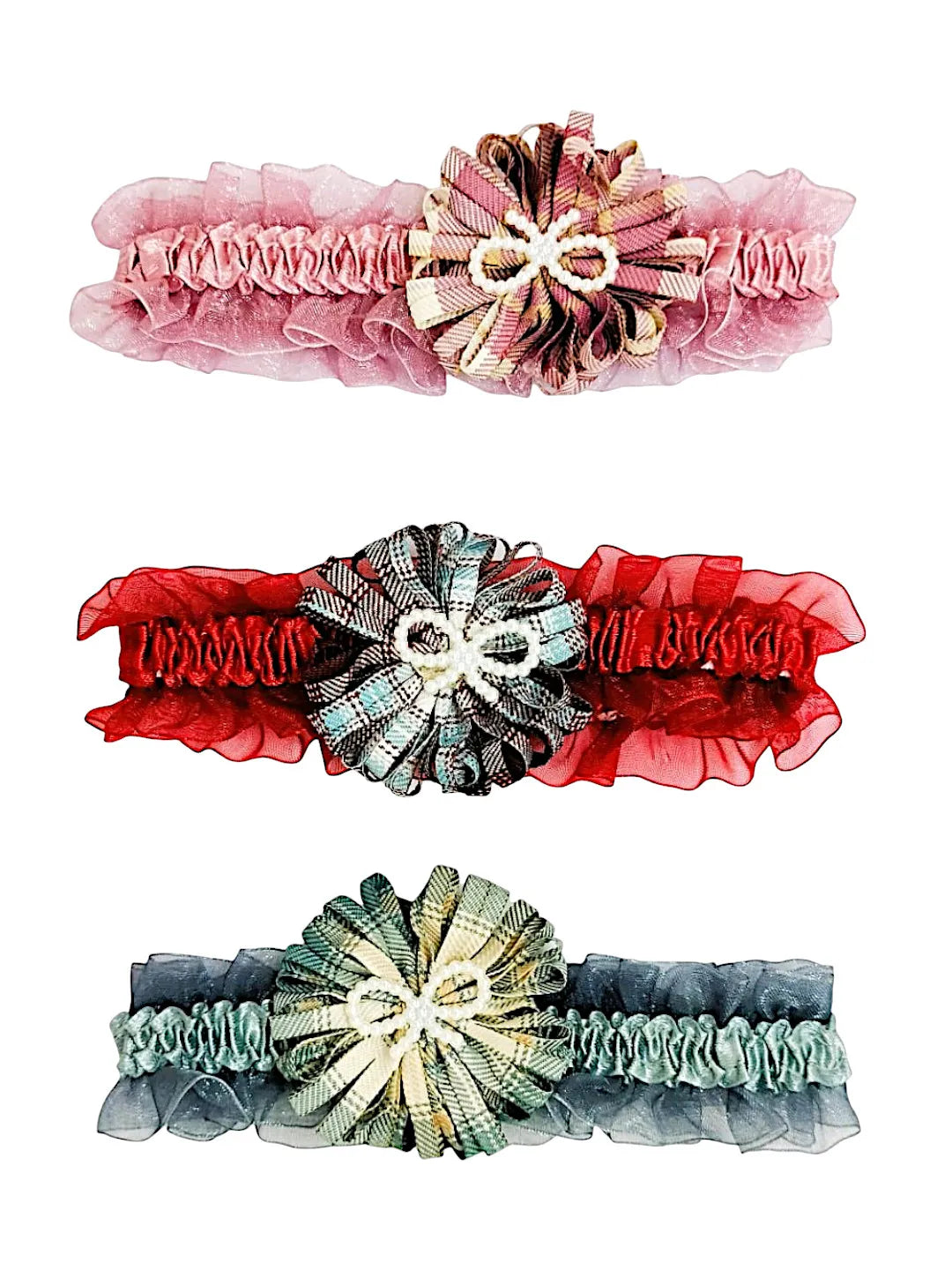 Set of 3 Embellished Hairband