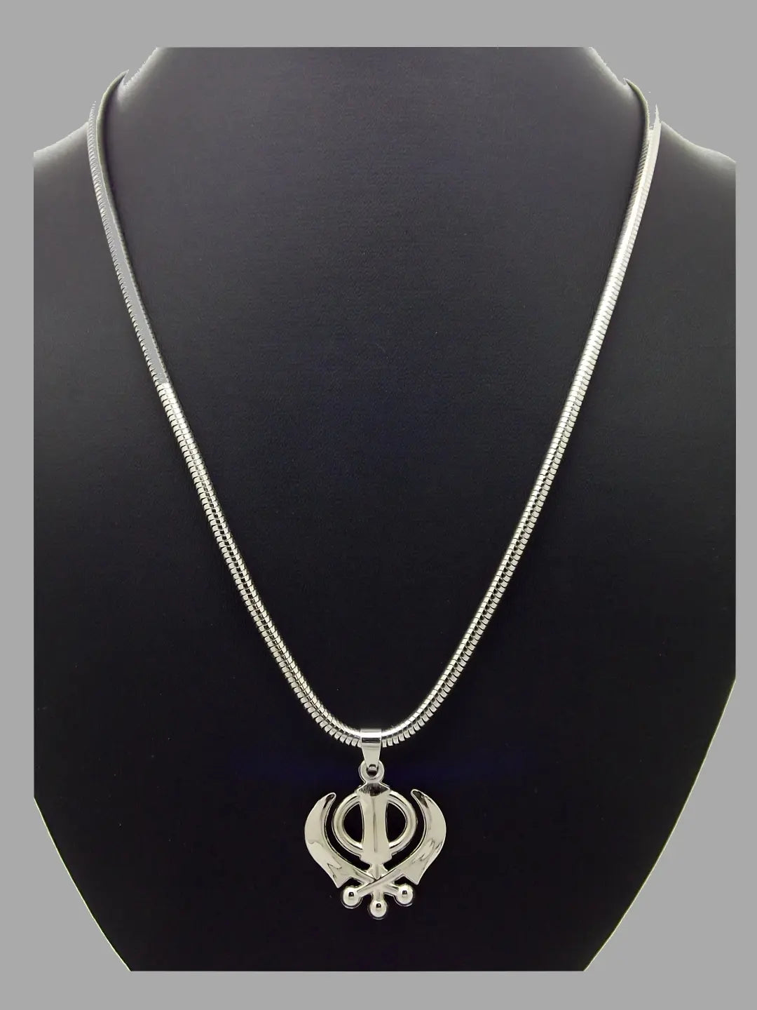 Sikh Khanda Pendant Chain