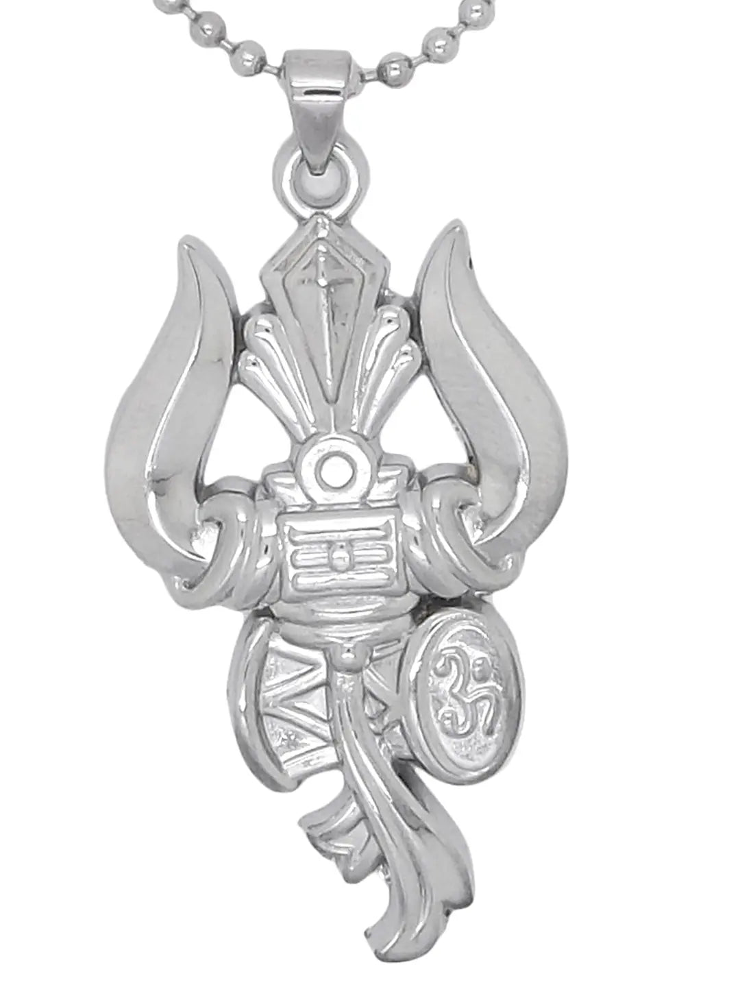Trishul Damru Pendant Chain