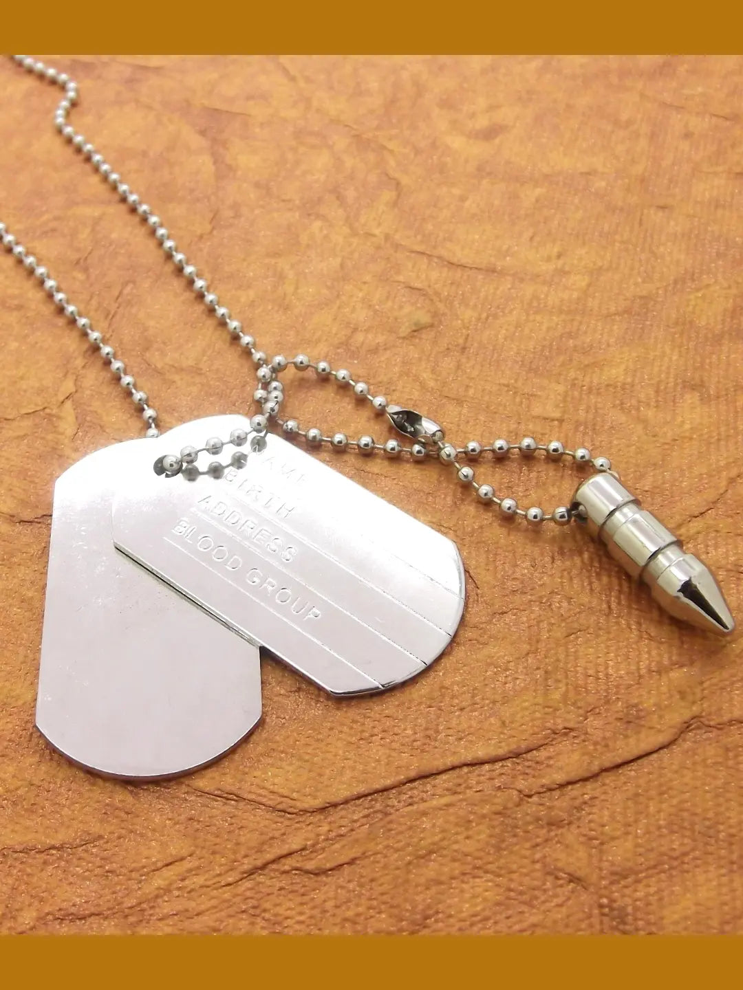 Silver Plated Identity Pendant Chain