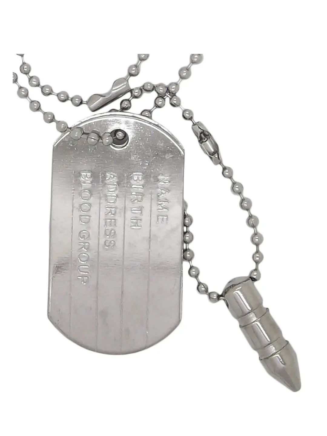 Silver Plated Identity Pendant Chain