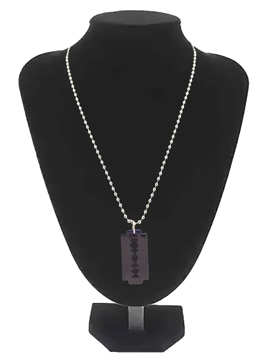 Black Blade Pendant Chain