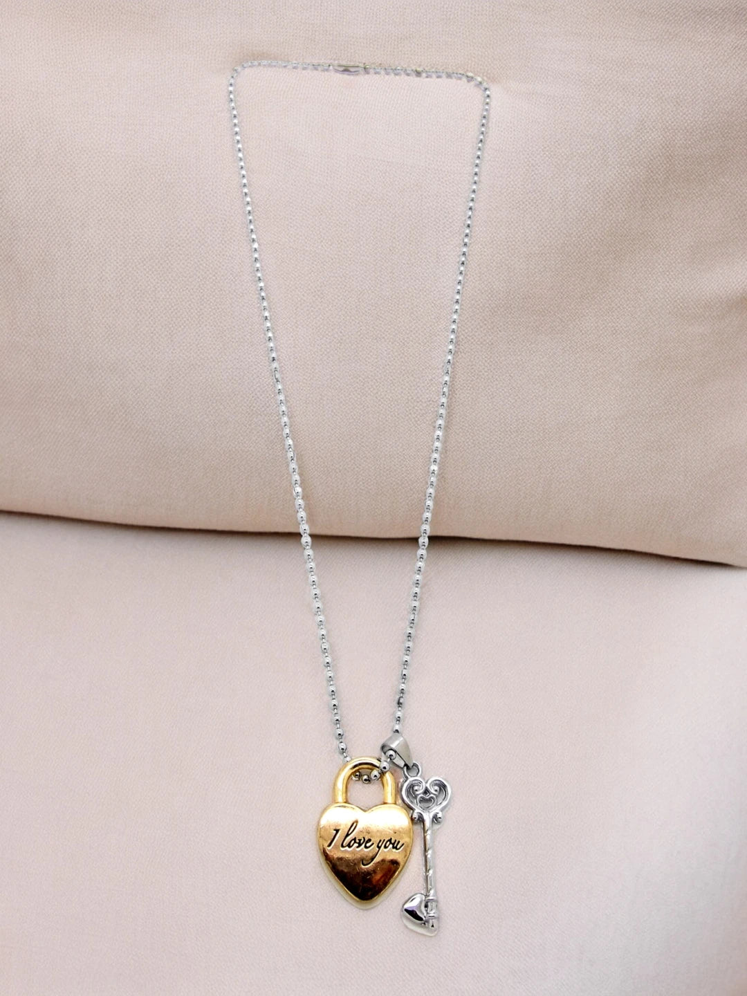Unlocking Love Pendant Chain