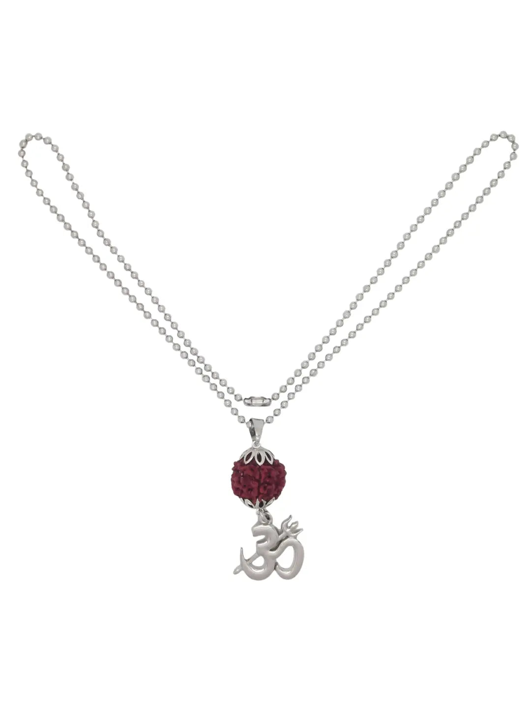 Divine Om Rudraksh Pendant Chain