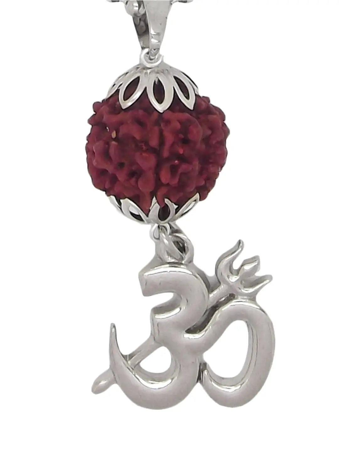 Divine Om Rudraksh Pendant Chain