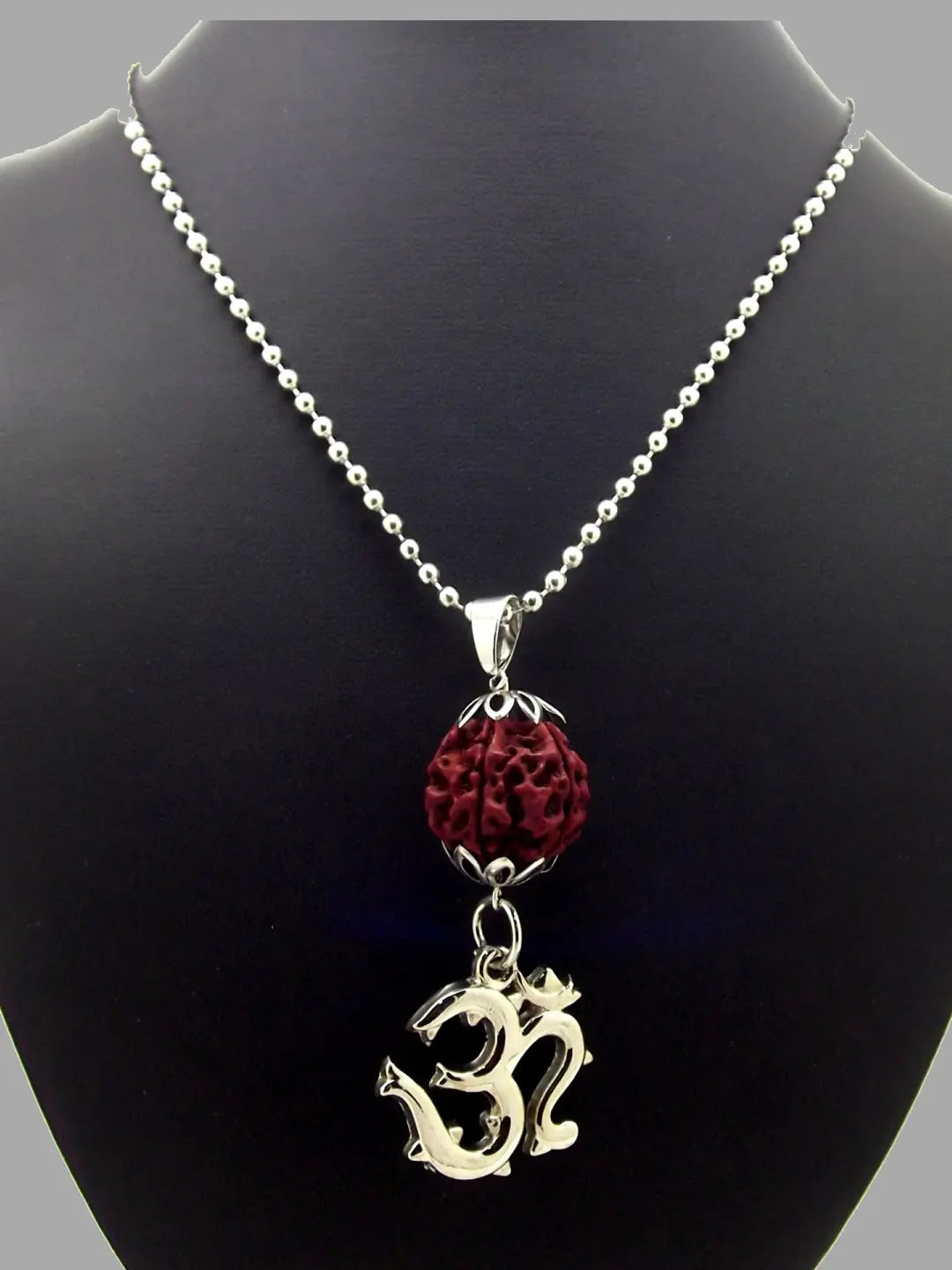 Om Rudraksh Pendant Chain