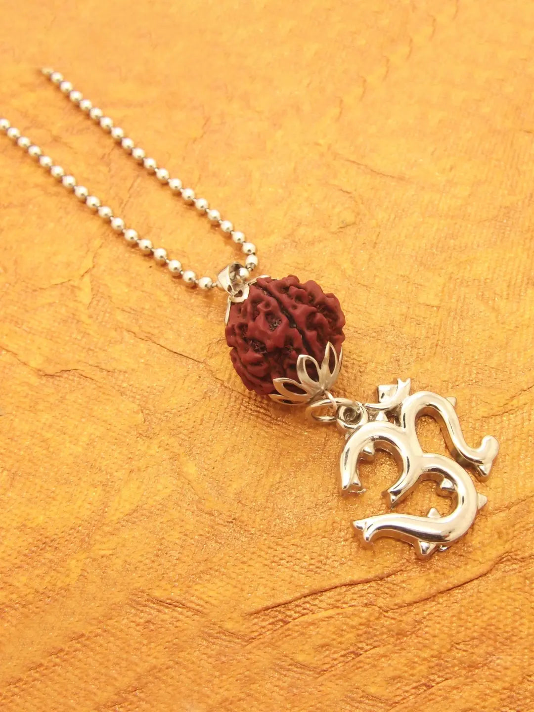 Om Rudraksh Pendant Chain