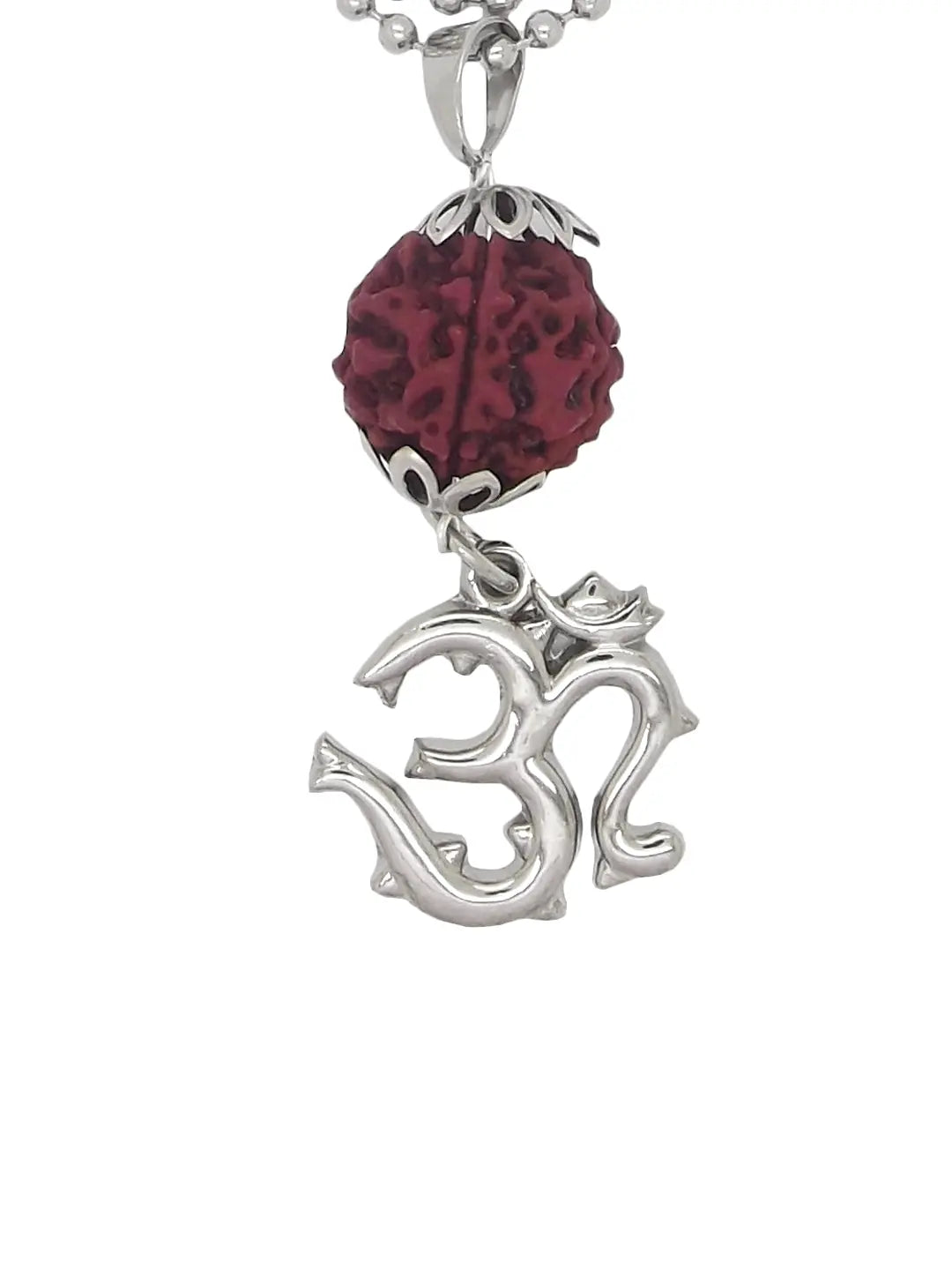 Om Rudraksh Pendant Chain