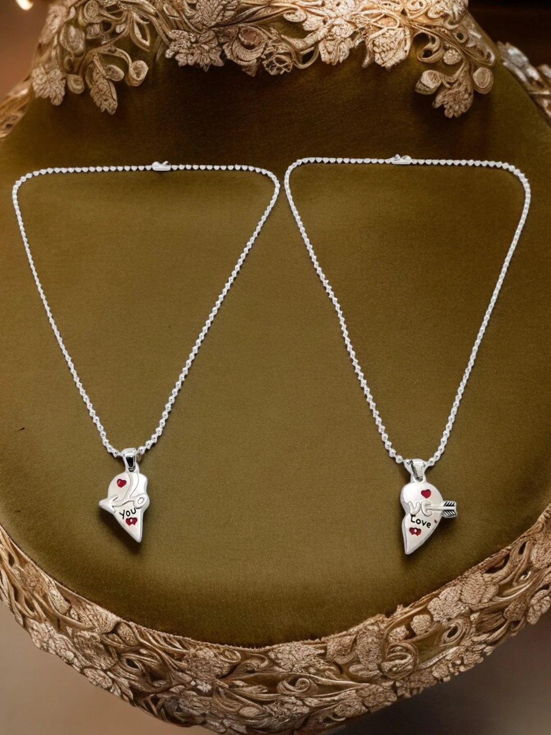 Broken Heart Pendant Chain