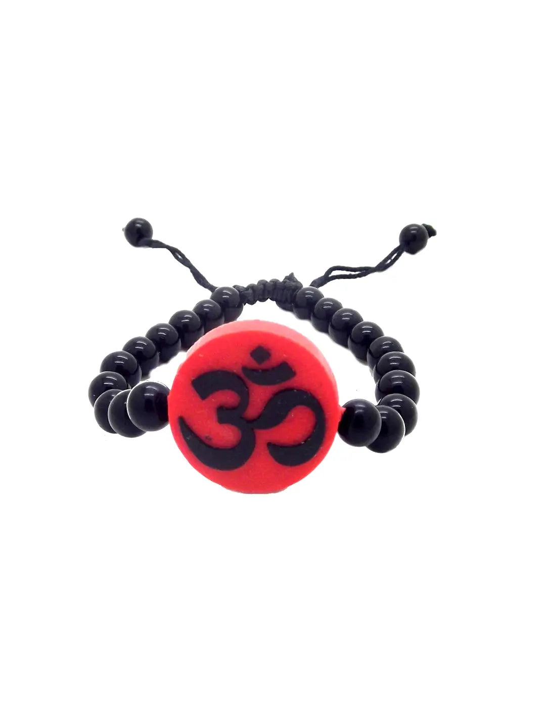 Black Beaded Bracelet