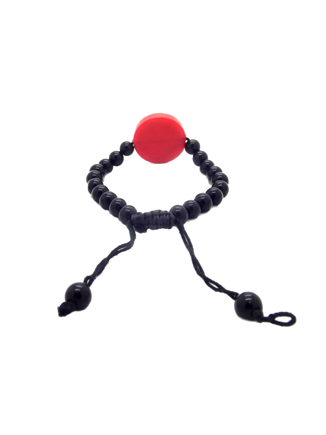 Black Beaded Bracelet