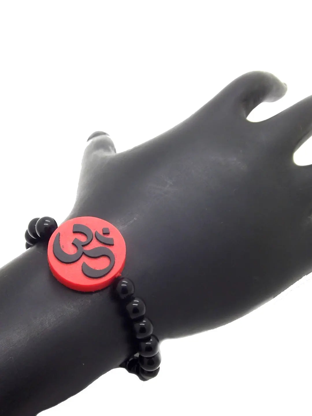 Black Beaded Bracelet