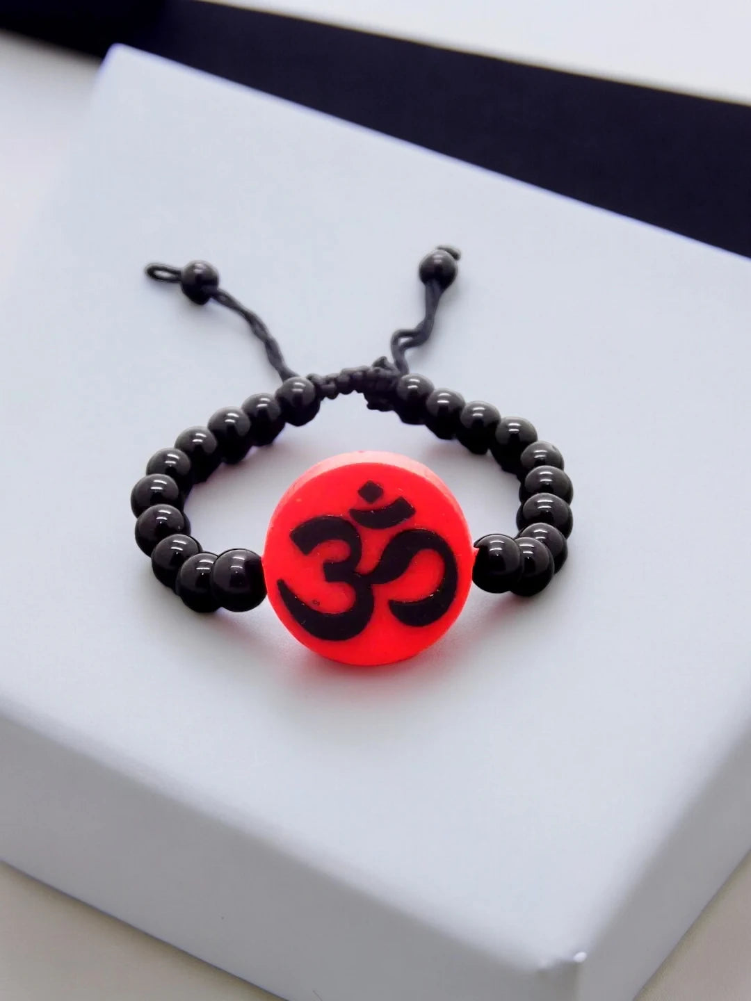 Black Beaded Bracelet