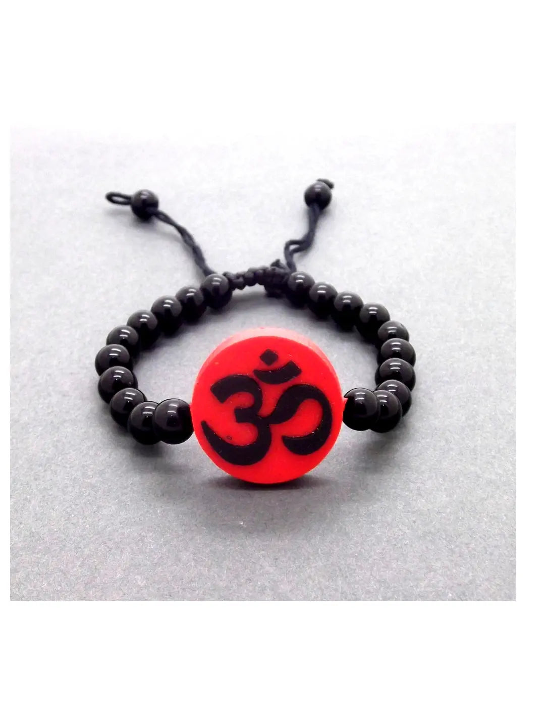 Black Beaded Bracelet