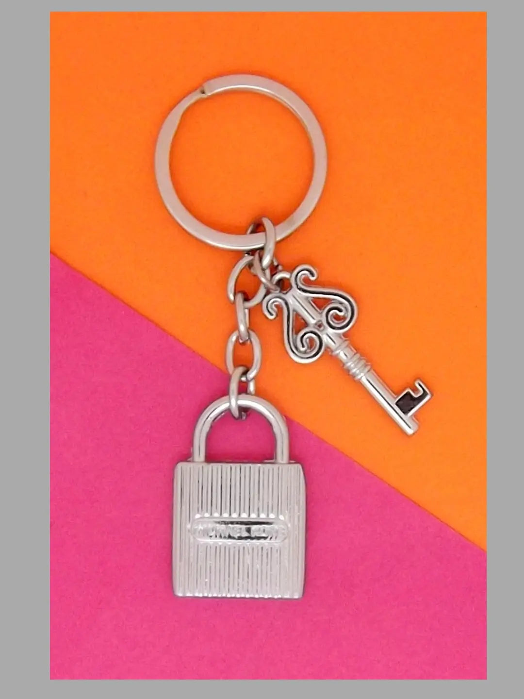 Lock & Key Keychain