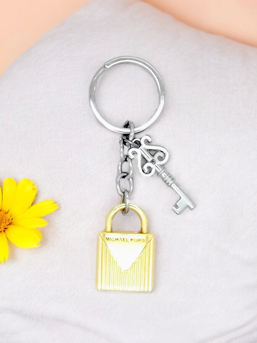 Lock & Key Keychain