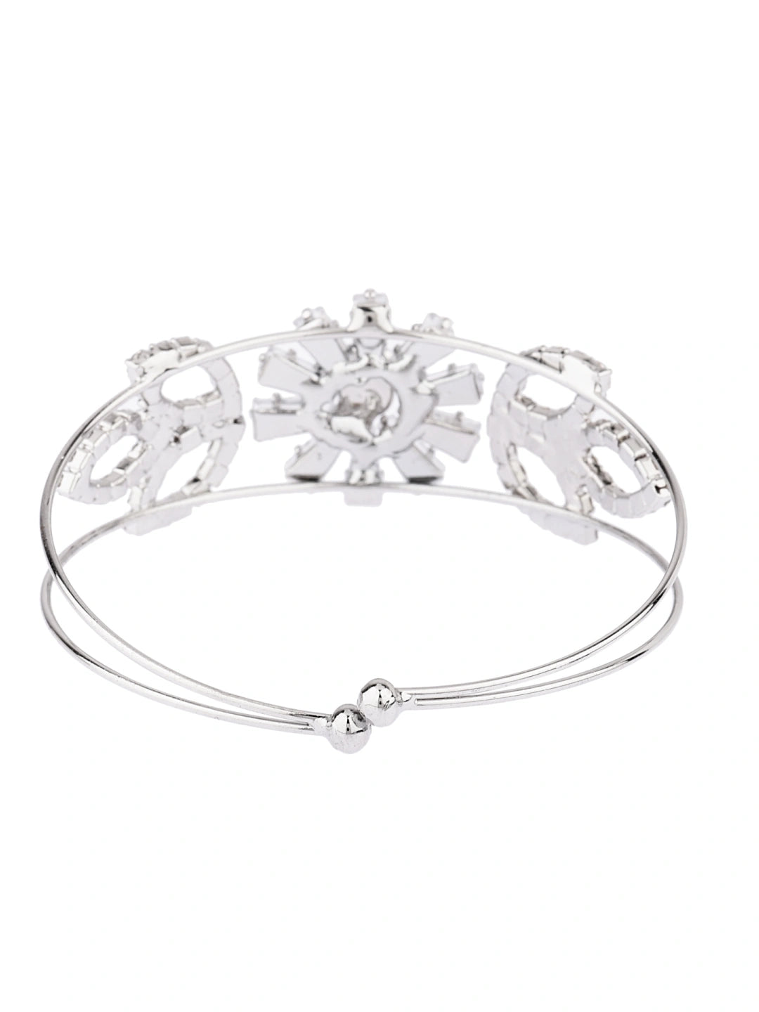 Silver Plated Kada Bracelet